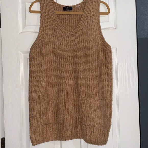 VICI Fall Flow Knit Mini Sweater Dress - Small - NWOT - Picture 4 of 6